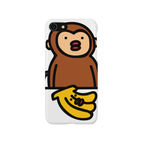 サルの厚い唇 iPhone Smartphone Case