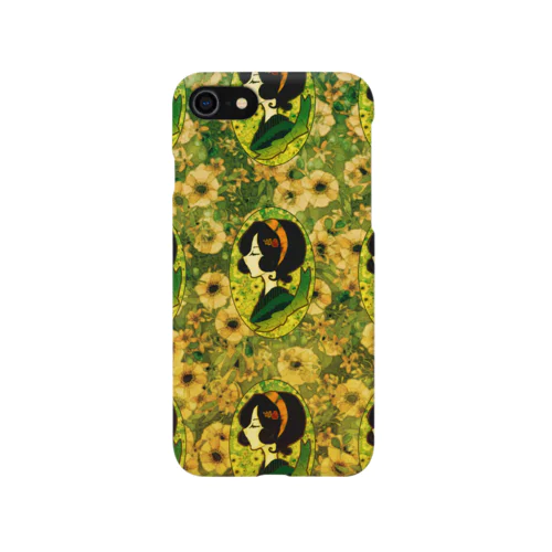 レトロちっくガール iPhone Smartphone Case