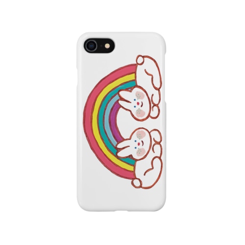 にじがかかったうさぎ Smartphone Case