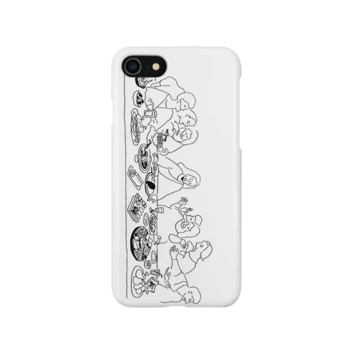 最後の晩餐(ごちそうパーティ) iPhone Smartphone Case