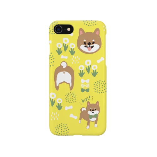 北欧風／柴犬柄（赤） Smartphone Case