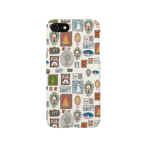 クリスマスもよう iPhone Smartphone Case
