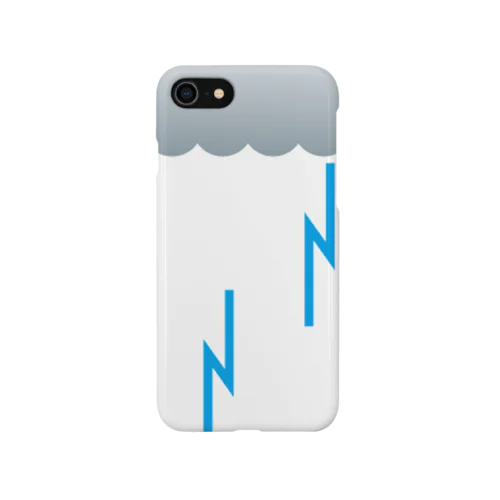 電波 iPhone Smartphone Case