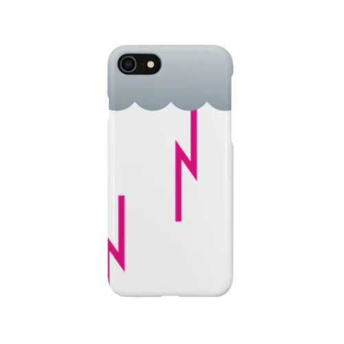 電波 iPhone Smartphone Case
