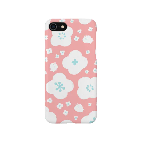 花畑-ピンク iPhone Smartphone Case