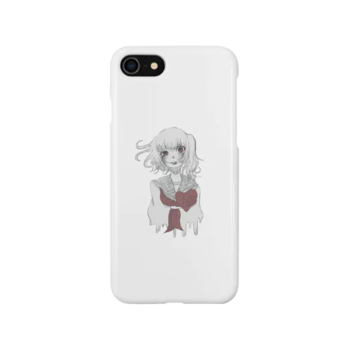 制服の女の子 iPhone Smartphone Case