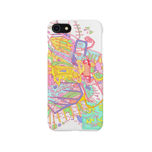 にゃんにゃんたうん iPhone Smartphone Case