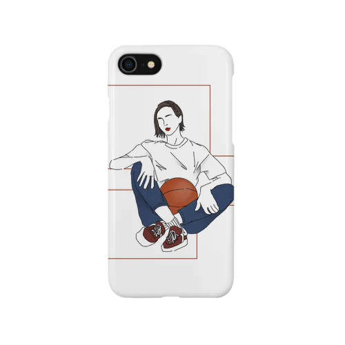 バスケ女子 iPhone Smartphone Case