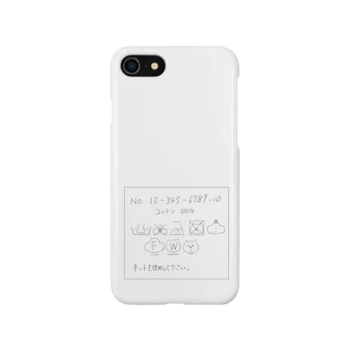 覚えられない洗濯表示 iPhone Smartphone Case