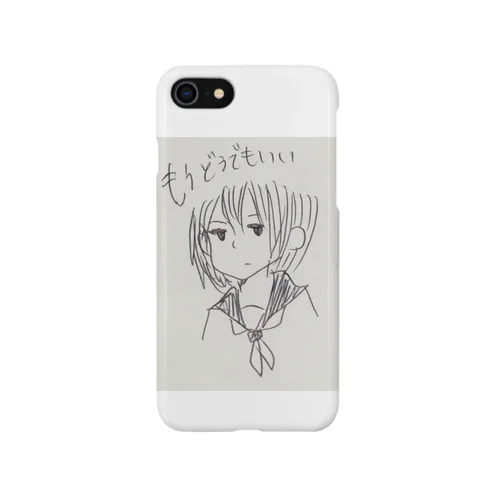 もうどうでもいいちゃん iPhone Smartphone Case