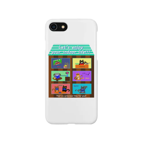 Enjoy your indoor life♪ iPhone Smartphone Case