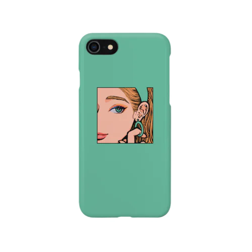 Mint green earring iPhone Smartphone Case