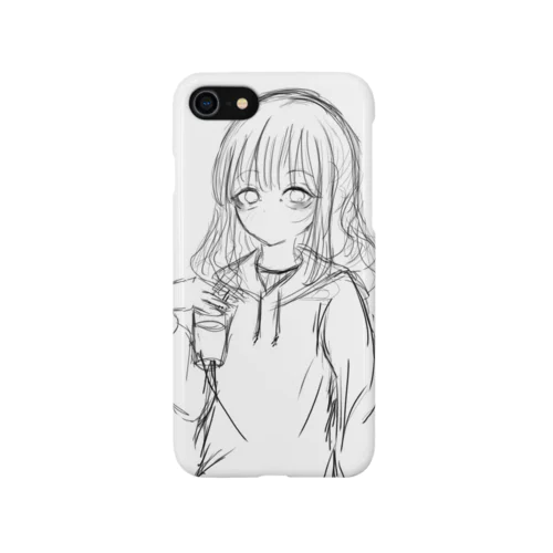 パーカー女子 iPhone Smartphone Case