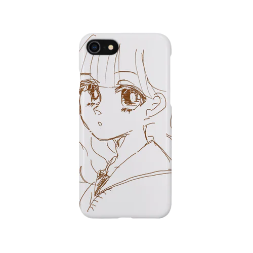 少女漫画の女の子 iPhone Smartphone Case