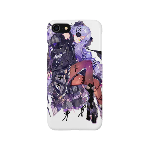 紫巻髪スマホケース  iPhone Smartphone Case