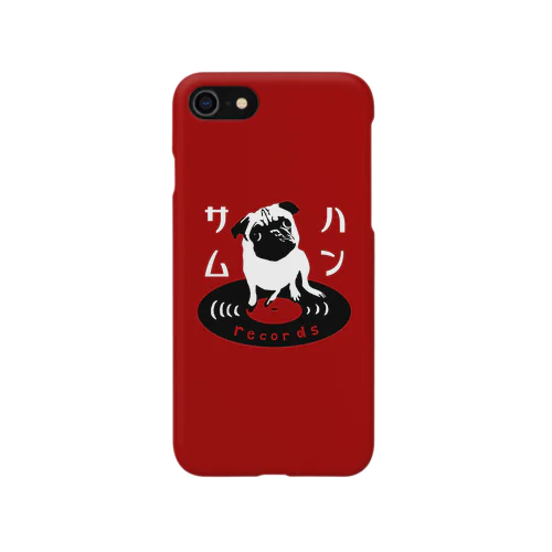 ハンサムレコード公式ロゴ（iPhone赤色） iPhone Smartphone Case