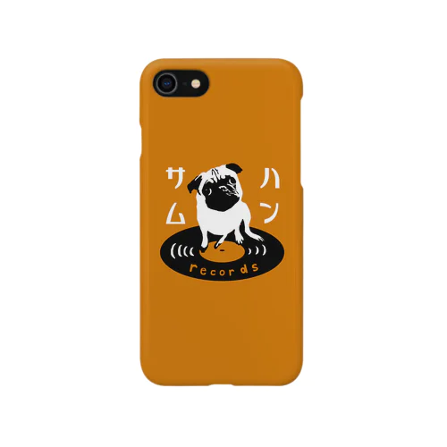 ハンサムレコードロゴ（iPhone黄色） iPhone Smartphone Case