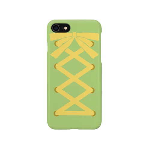 編み込みスマホケース　グリーン iPhone Smartphone Case