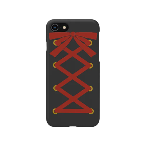 編み込みスマホケース　ブラック iPhone Smartphone Case