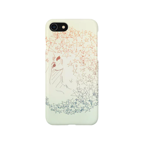 月がきれいですね。 iPhone Smartphone Case