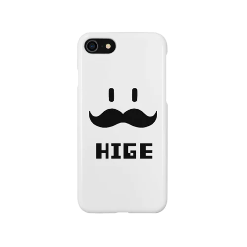 ヒゲHIGE（黒） Smartphone Case