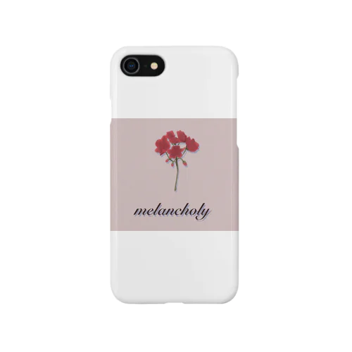 真紅のゼラニウム iPhone Smartphone Case