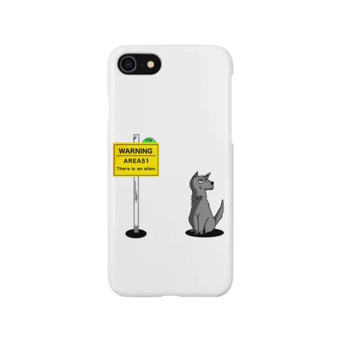 エリア51 iPhone Smartphone Case