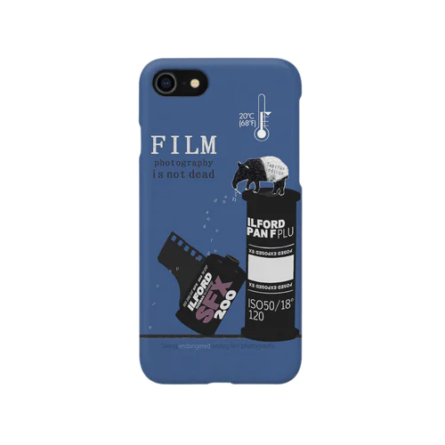 絶滅危惧種【アオ】 iPhone Smartphone Case