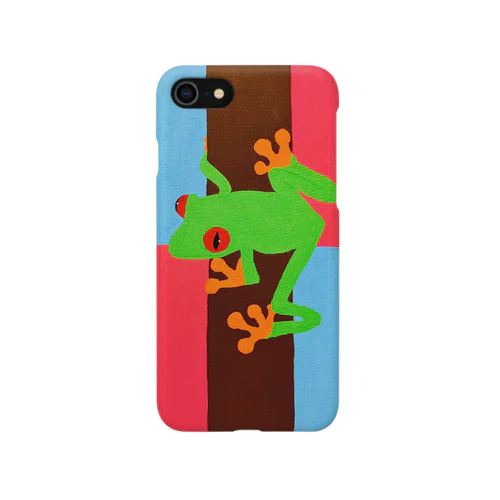 カエルキラキラ iPhone Smartphone Case