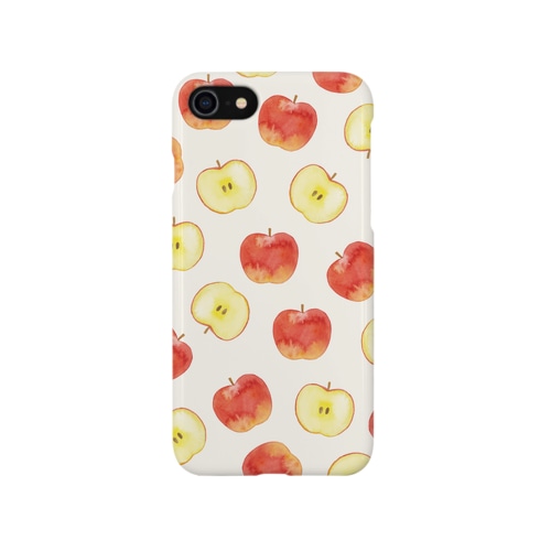 新りんご柄　iPhoneケース Smartphone Case