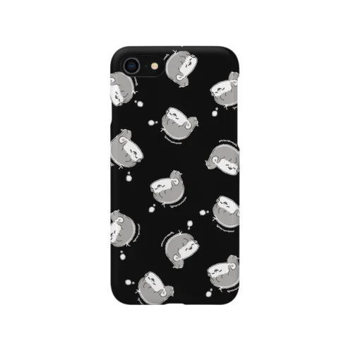 なつなちゃんがいっぱい(black) iPhone Smartphone Case