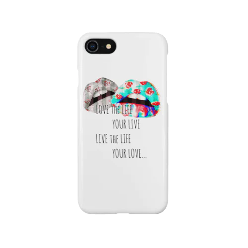 毒々しいキス iPhone Smartphone Case