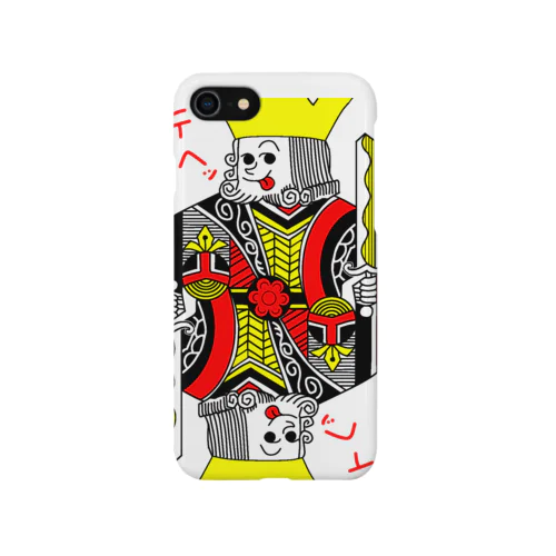 中２男子のテヘペロ iPhone Smartphone Case