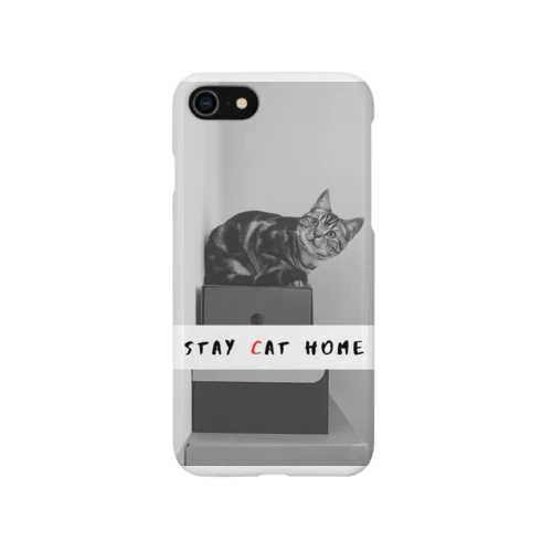 STAY (C)AT HOME iPhone Smartphone Case