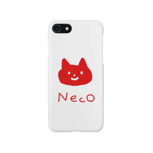 赤い猫 iPhone Smartphone Case