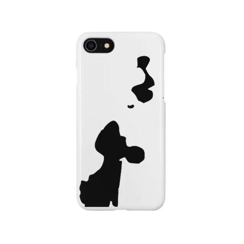 星鹿町シルエット iPhone Smartphone Case