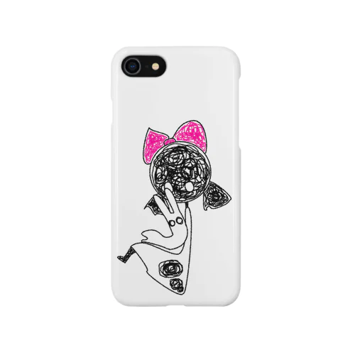 女の子とうさぎさん iPhone Smartphone Case