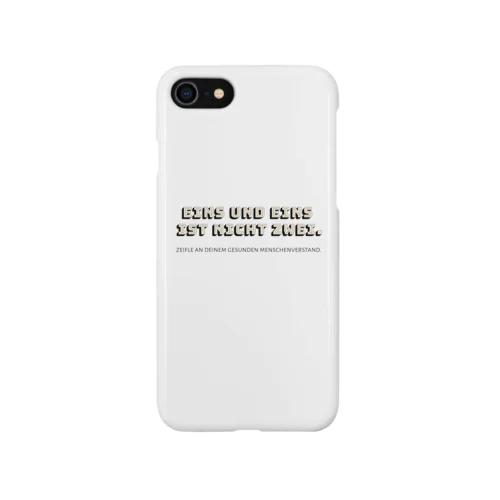 EINS UND EINS IST NICHT ZWEI.　by mincora. Smartphone Case