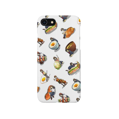 ご飯女子 iPhone Smartphone Case