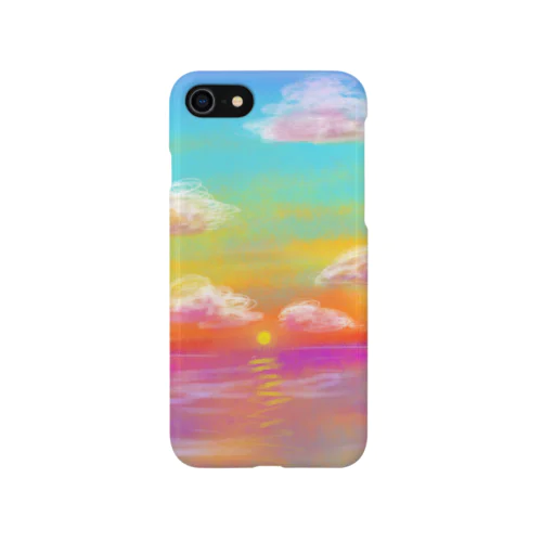 夏の海と空 iPhone Smartphone Case