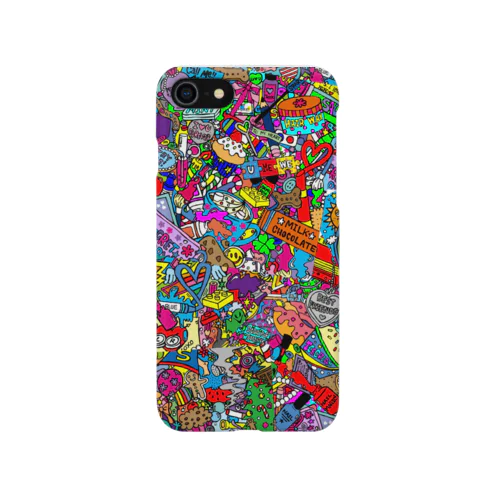 派手派手大爆発 iPhone Smartphone Case