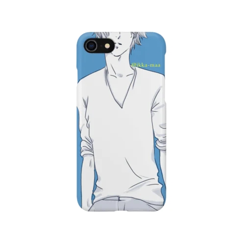 悩める青い青年① Smartphone Case