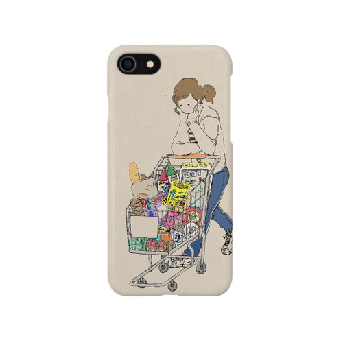 スーパーマーケットガール iPhone Smartphone Case