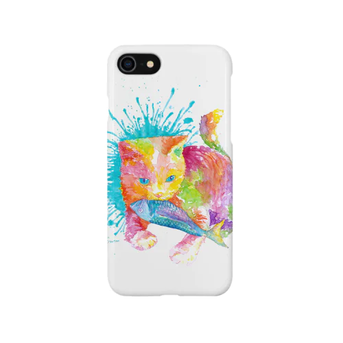 ネコ_cat.2_watercolor Smartphone Case