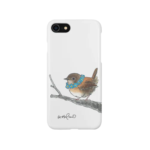★ミソサザイ　青花　 iPhone Smartphone Case