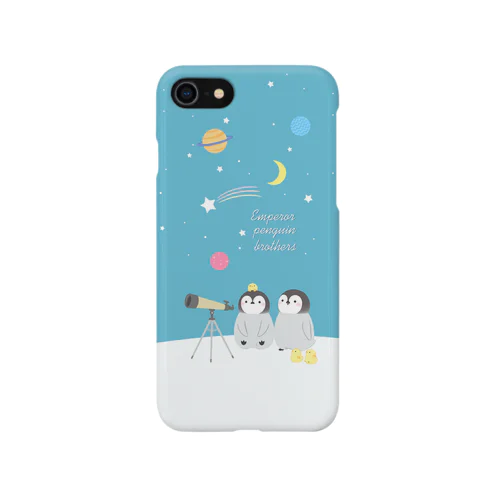 ペンギンきょうだい・夜空 iPhone Smartphone Case