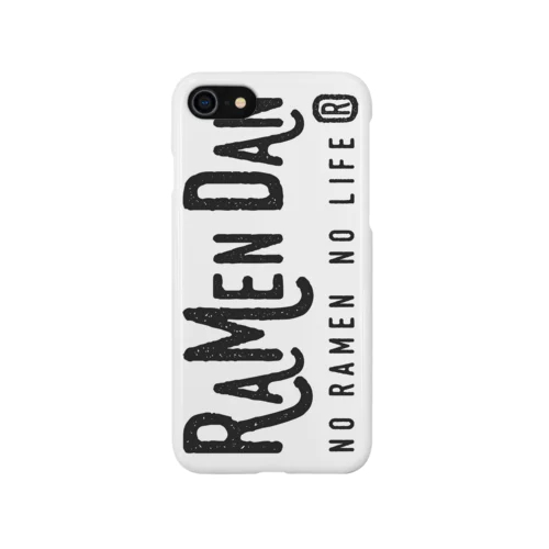 ラーメン団 白 iPhone Smartphone Case