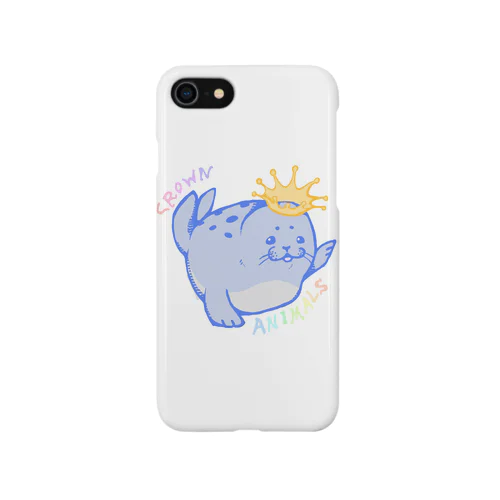 CROWNANIMALーアザラシー iPhone Smartphone Case