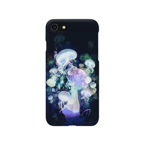 ガスマスクラゲ iPhone Smartphone Case