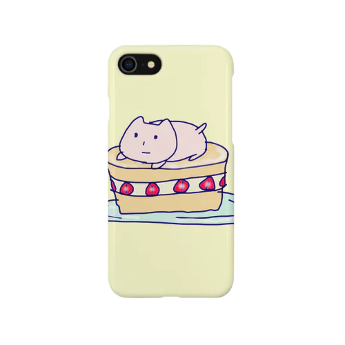 ぬこケーキ iPhone Smartphone Case